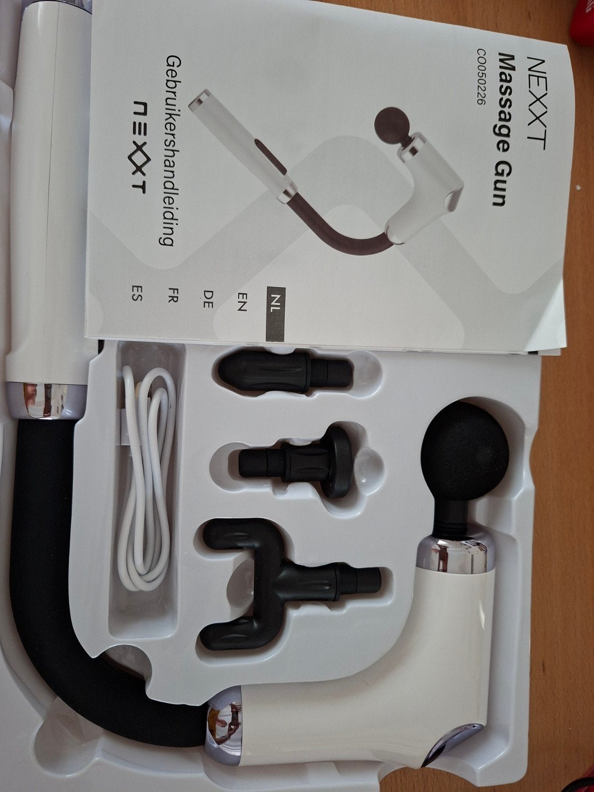 NEXXT Massage Gun met U-vorm verlenggreep, Ophalen, Nieuw, Overige typen