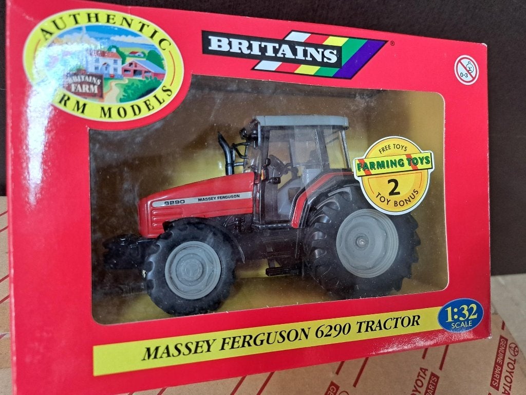 Massey Ferguson MF 6290 Tractor Britains 1:32 nieuw in doos, Ophalen of Verzenden, Nieuw, Tractor of Landbouw, Britains