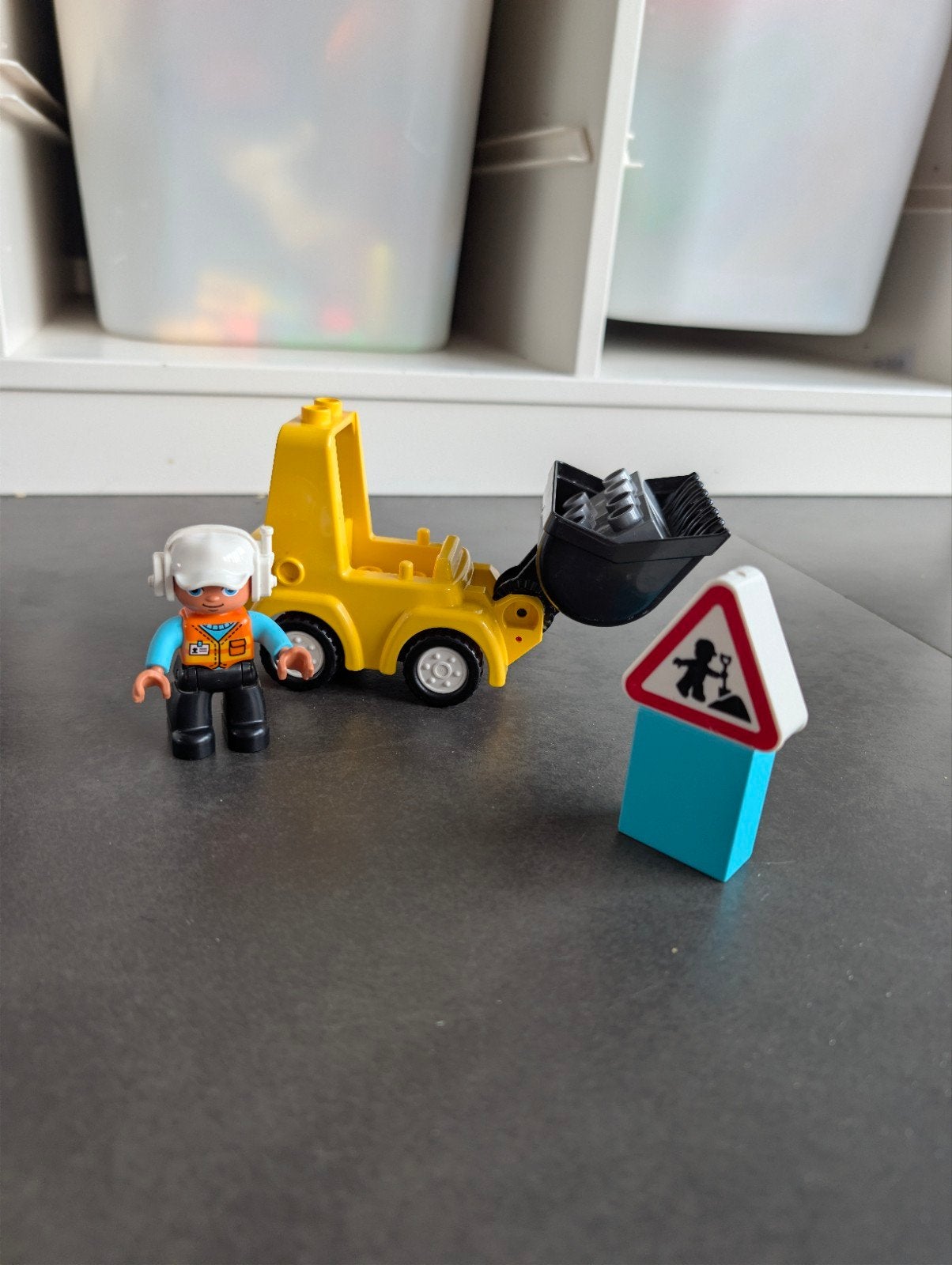 LEGO DUPLO 10520 Grote Voorlader Bouwplaats, Verzenden, Zo goed als nieuw, Overige merken