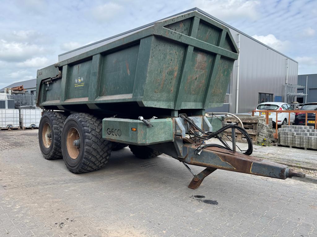 Geco dumper 12 kuub / 20 ton, Auto diversen, Aanhangers en Bagagewagens, Gebruikt, Ophalen