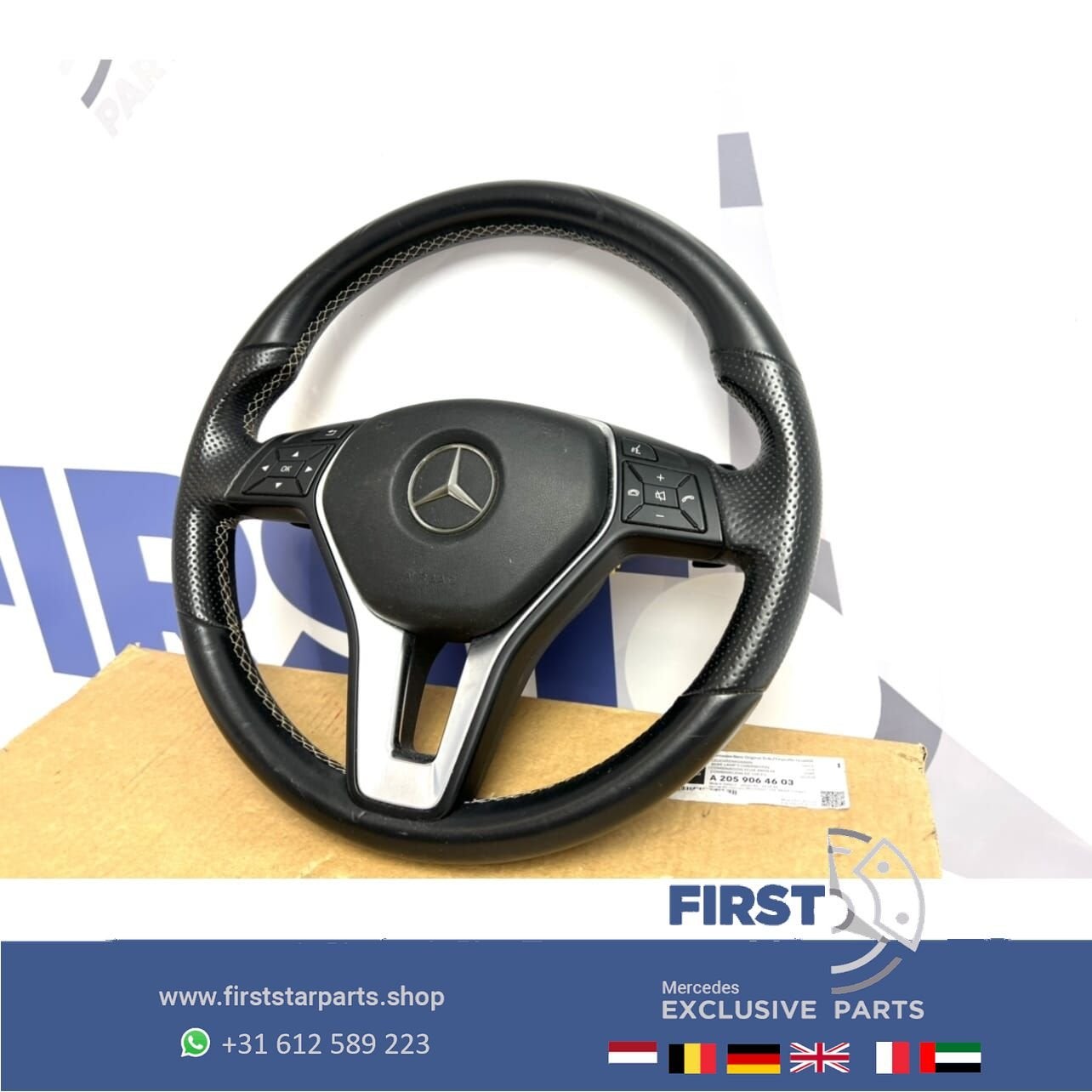 Origineel FACELIFT 2012 STUUR Mercedes W204 W207 W212 X204 W, Gebruikt, -, Ophalen of Verzenden, -