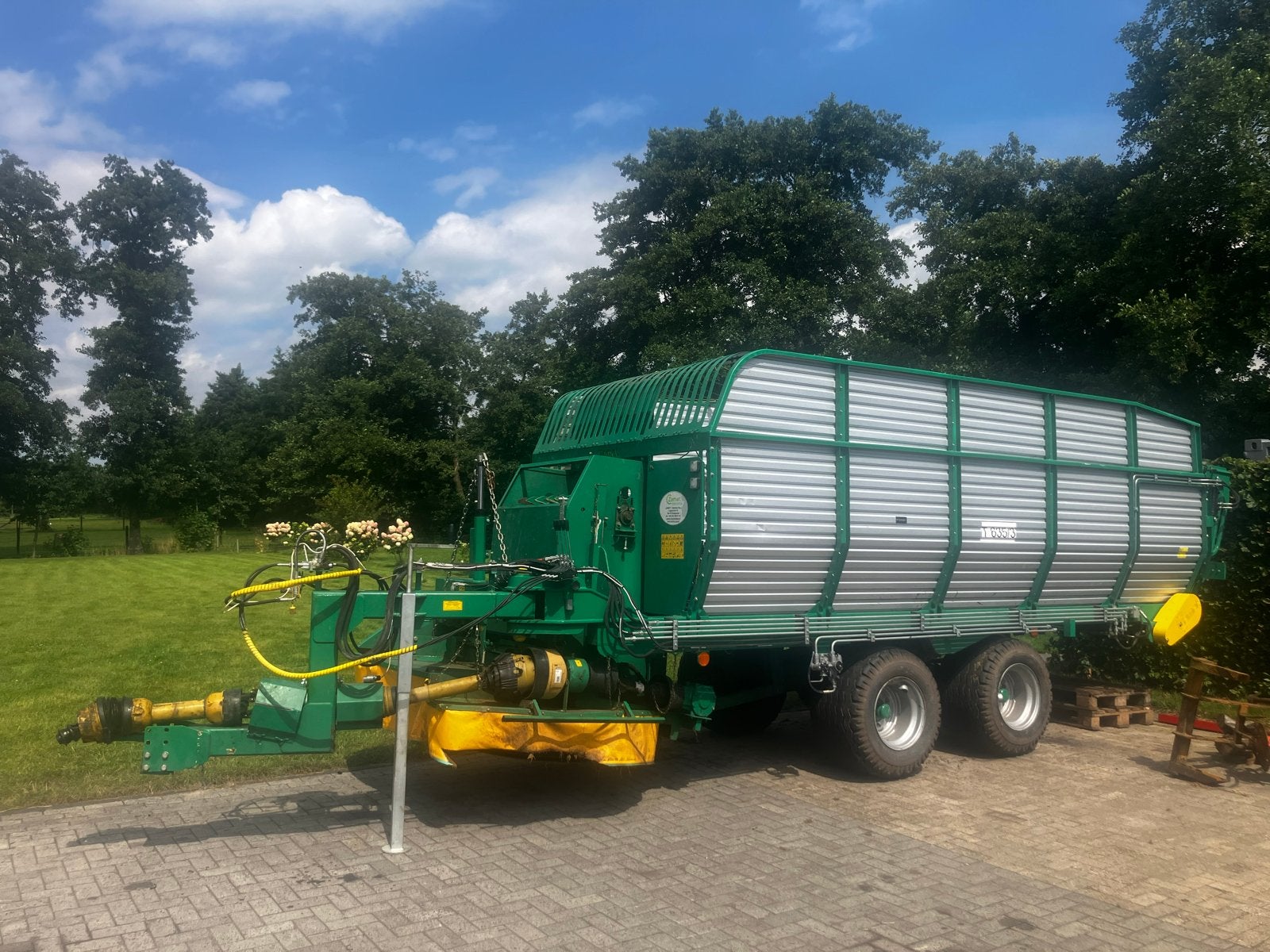 Zamet T635/3 Stalvoerwagen, Ophalen, Veehouderij, Voertechniek