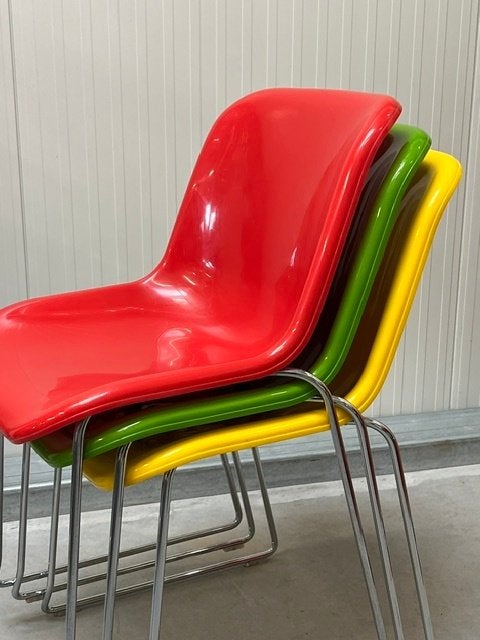 Artifort Spirit eettafelstoelen 10x vintage stoelen prijs ps, Overige kleuren, ., Vintage, Ophalen of Verzenden