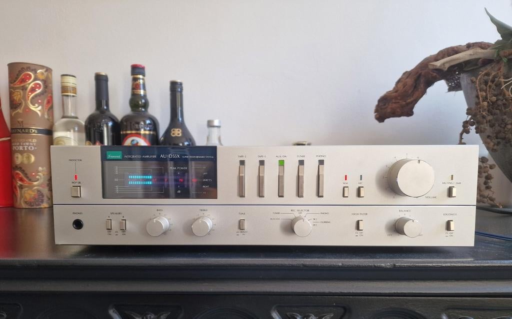 Sansui AU-D55X Versterker met Super Feed Forward Technologie, Overige merken, Gebruikt, Ophalen of Verzenden, 60 tot 120 watt