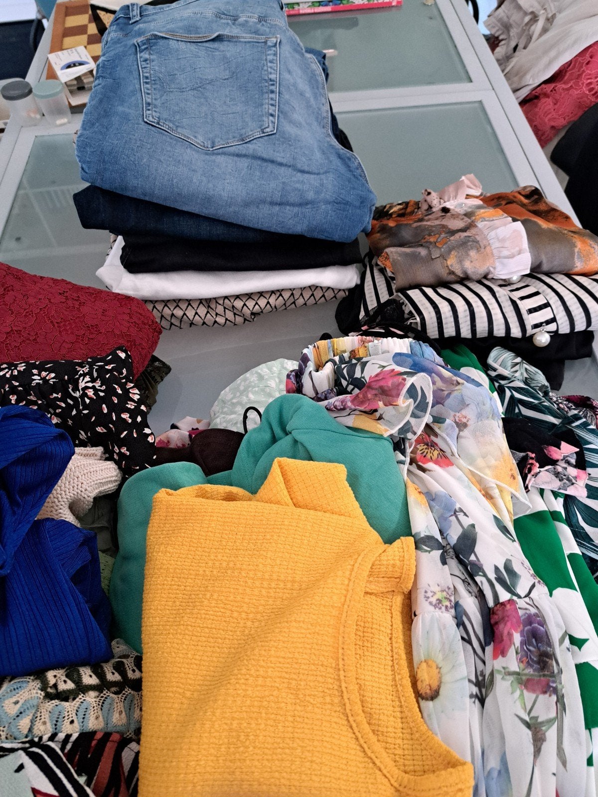 pakket merk zomerkleding 48/52, Kleding | Dames, Ophalen, Overige typen, Overige kleuren, Zo goed als nieuw