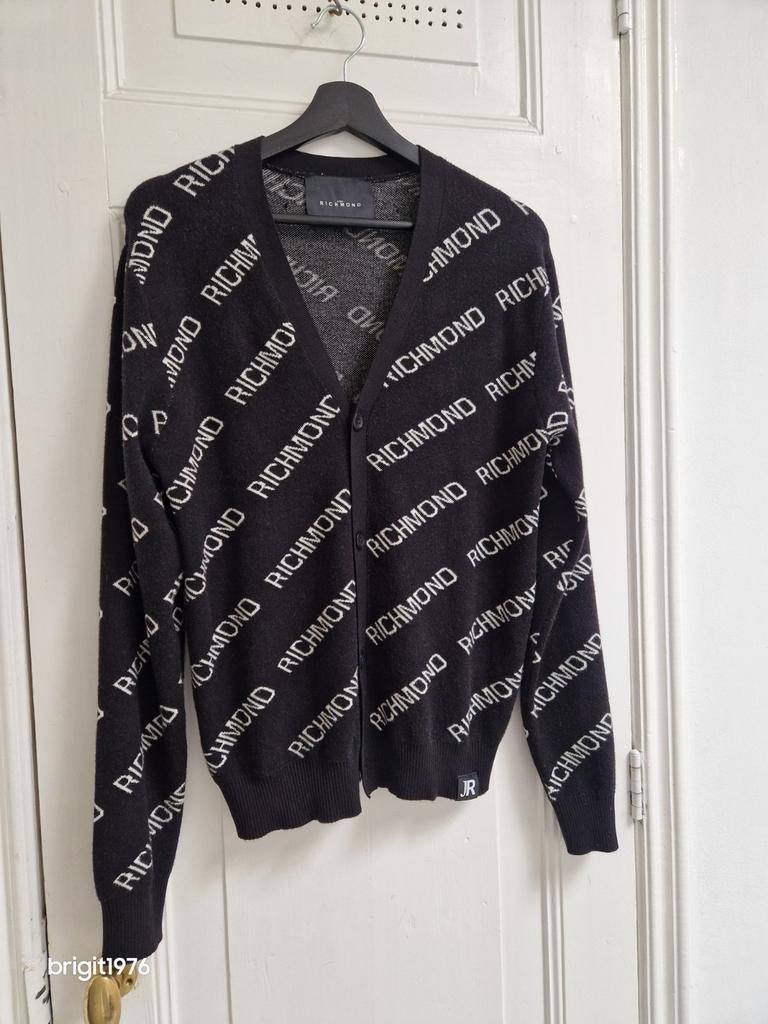 John Richmond vest maat S - Tijdloos ontwerp, John Richmond, Zwart, Ophalen of Verzenden, Zo goed als nieuw