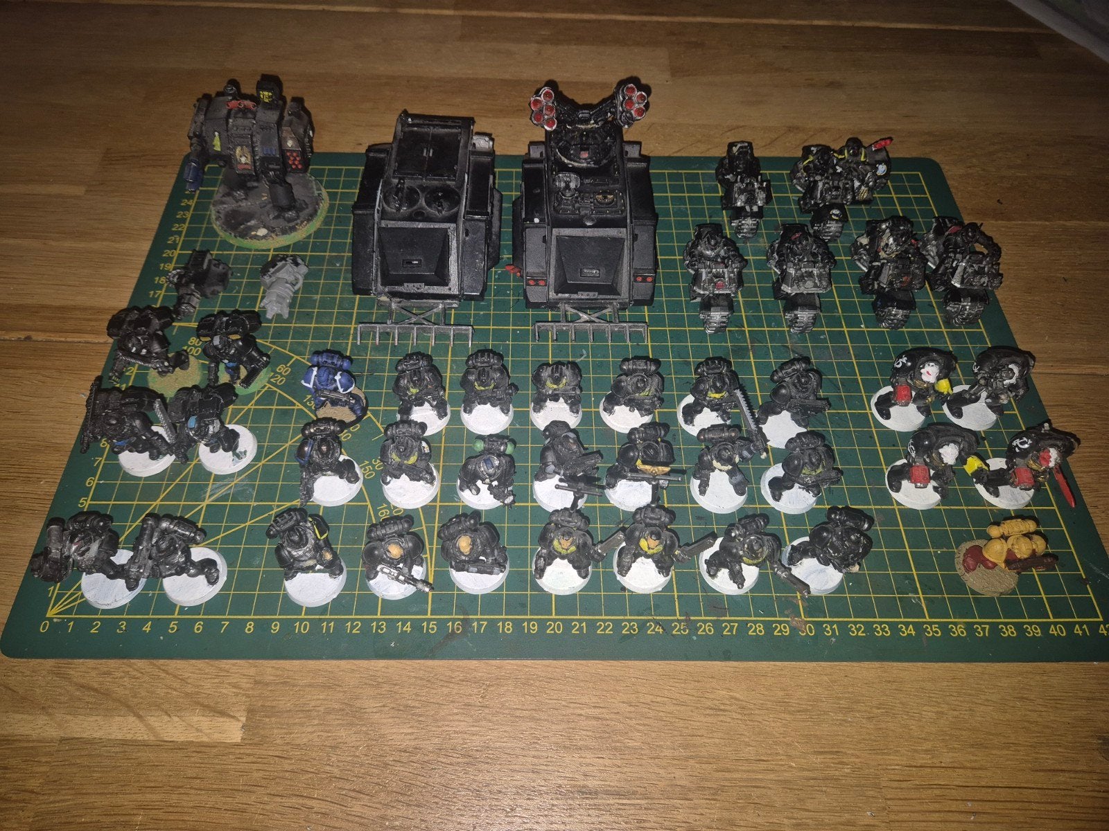 Warhammer 40K vintage 90's Space Marine army, Gebruikt, Verzenden, Figuurtje(s), Warhammer 40000