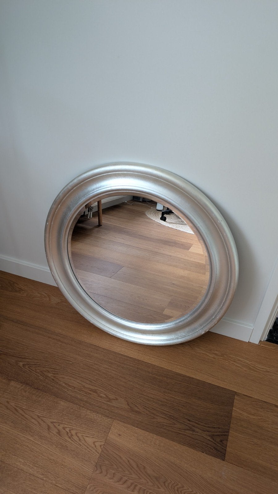 Ikea songe spiegel rond 70cm, Ophalen, Rond, Zo goed als nieuw, Minder dan 100 cm