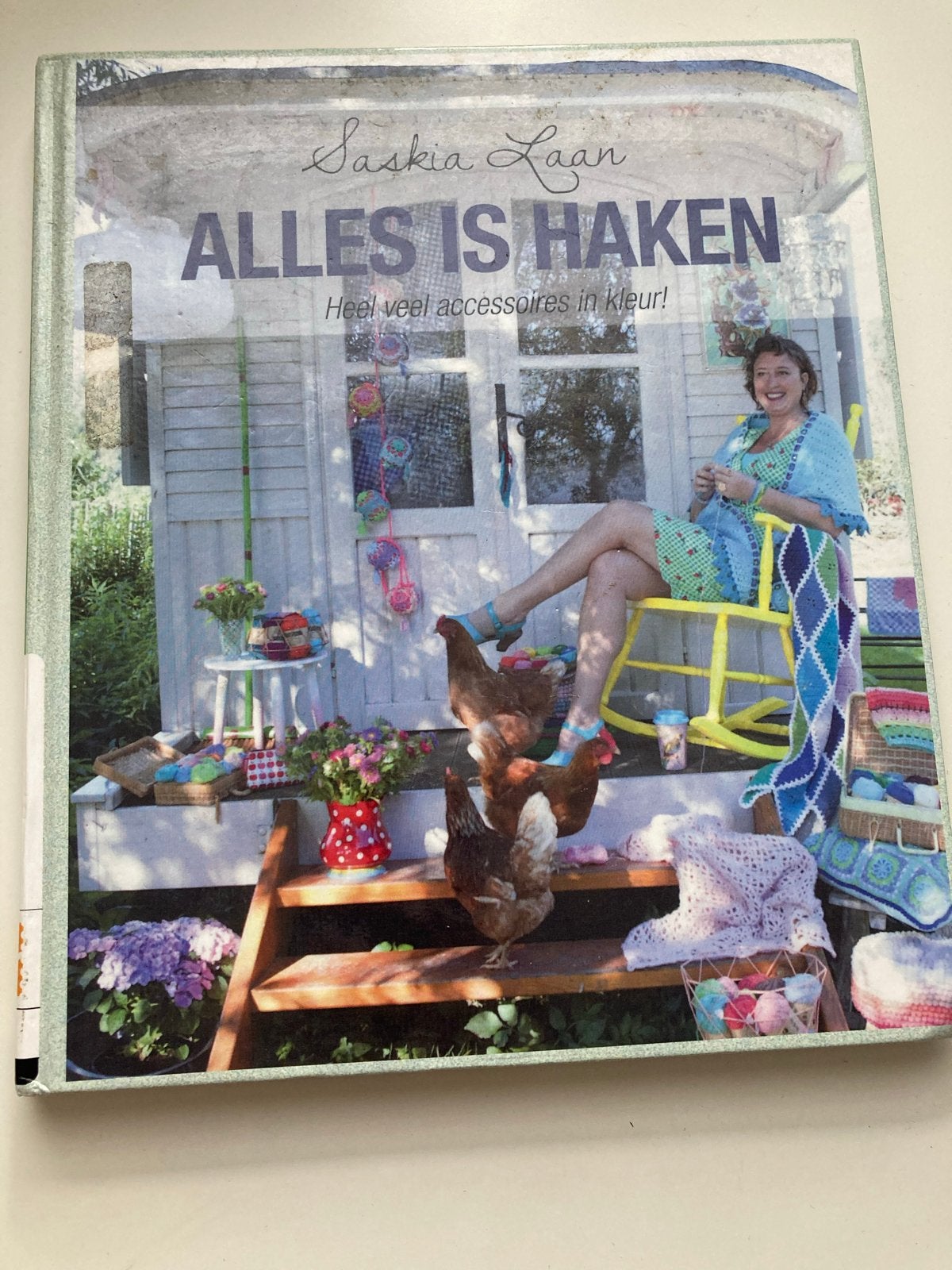 Alles is Haken - Saskia Laan (Haakboek), Ophalen of Verzenden, Zo goed als nieuw, Breien en Haken