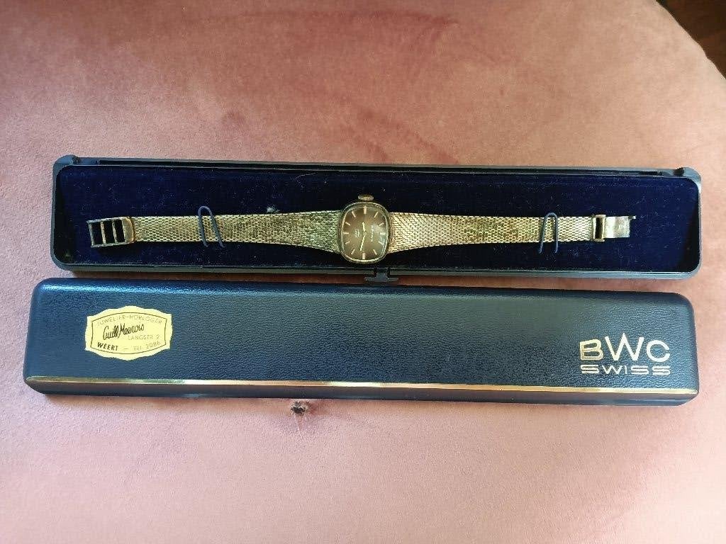 BWC zilveren horloge, Gebruikt, Overige materialen, Zilver, Ophalen