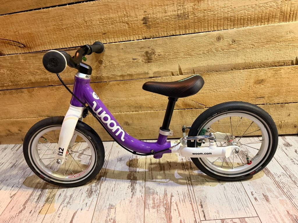 Woom GO 1 - loopfiets 12 inch, Fietsen en Brommers, Fietsen | Kinderfietsjes, Zo goed als nieuw, Minder dan 16 inch, Ophalen