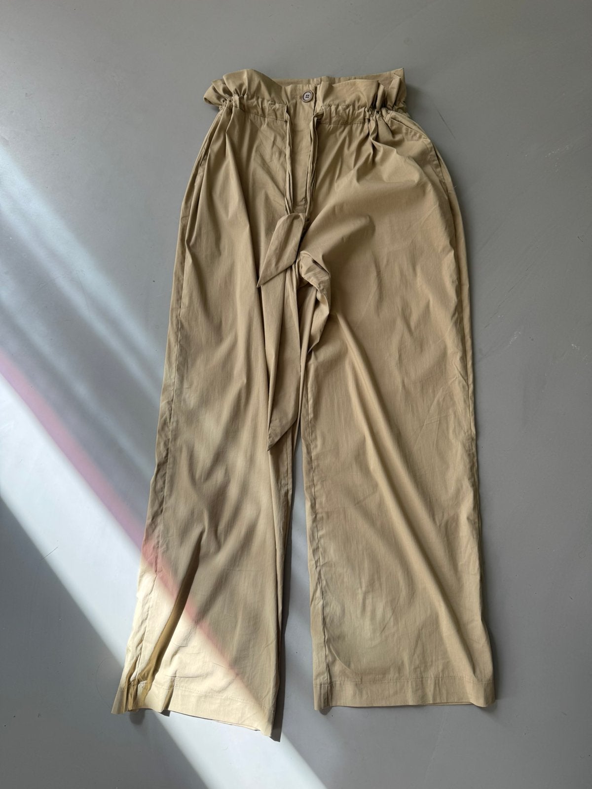 Mos Mosh Zoi Crispy Pant – Birch – Size 27 never worn, Maat 38/40 (M), Beige, Nieuw, Ophalen of Verzenden