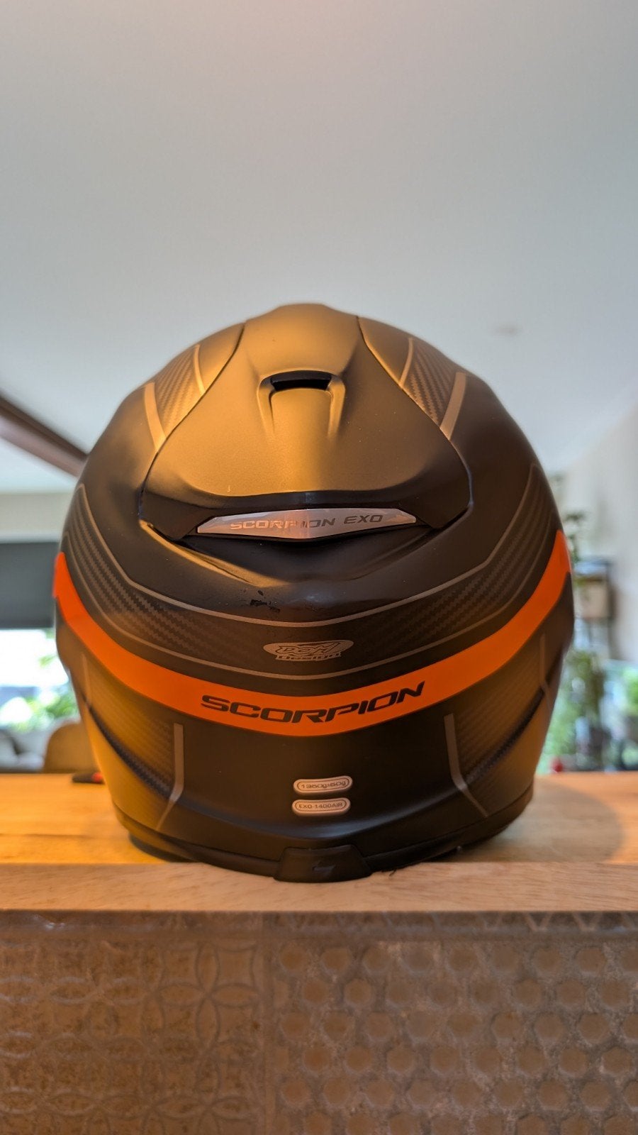 Foto 8 van Scorpion Exo-1400 Air Fortuna motorhelm - Zo goed als nieuw