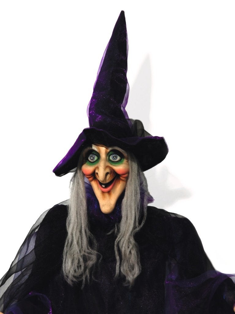 Europalms Halloween heks - Geanimeerde Heks 175 cm, Halloween of Griezel, ., Nieuw, Ophalen of Verzenden