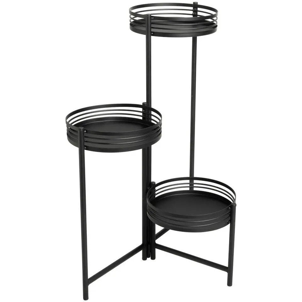 Mooie chique plantenrek  - Uitstekende staat! Zwart, Tuin en Terras, Ophalen, Zo goed als nieuw