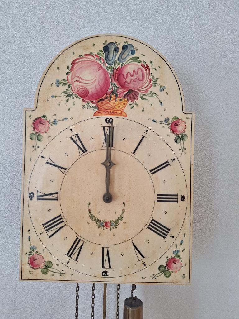 Schwarzwalder appelklok van het kwaliteitsmerk AMS, Ophalen, Zo goed als nieuw, Analoog, Wandklok