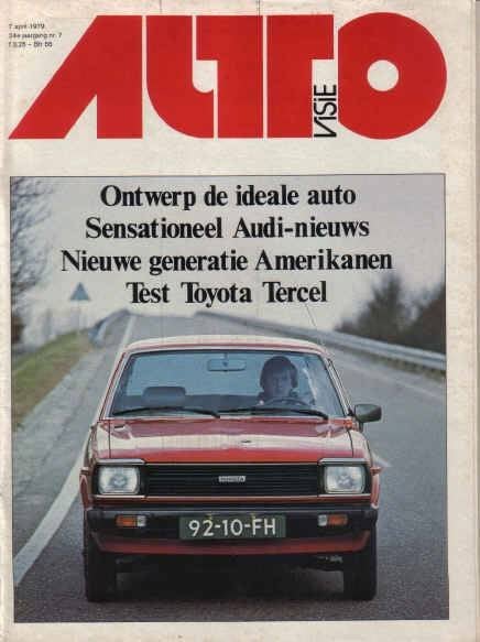 Autovisie 7 1979 : Audi 100 - 200 - Coupe - Toyota Tercel DL, Ophalen of Verzenden, Gelezen, Algemeen