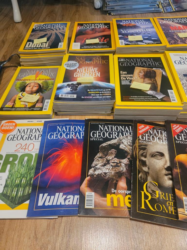 collectie National Geographic Tijdschriften meer dan 160 ST, Ophalen, Gelezen, Wetenschap en Natuur