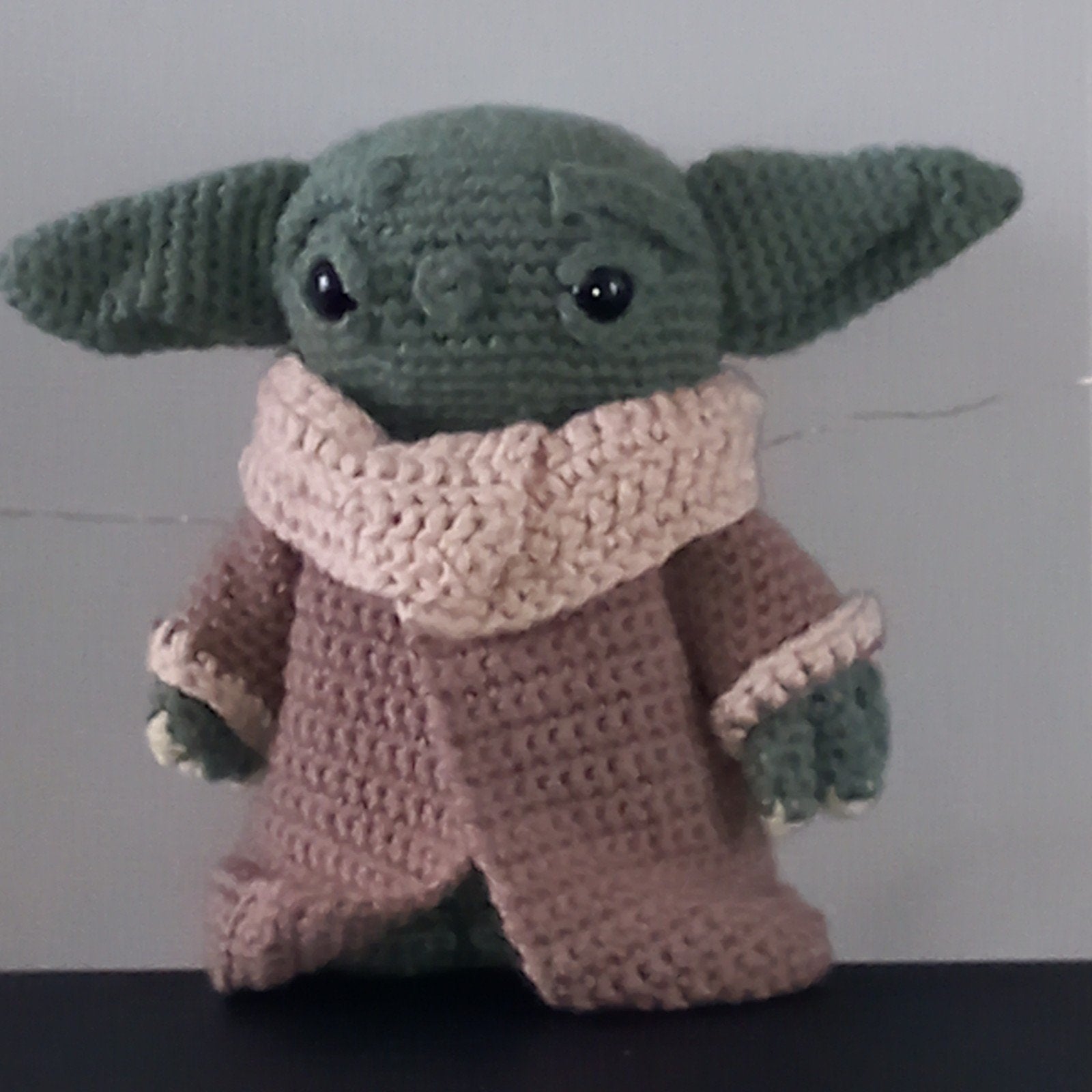 Gehaakte Baby Yoda Knuffel - The Mandalorian, Groen, Overige merken, Handgemaakt, Overige typen