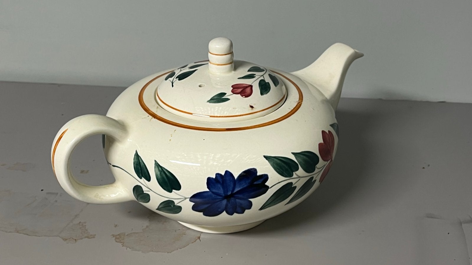 Vintage Societe Ceramique Maestricht theepot, Ophalen of Verzenden