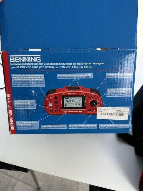 benning it 115, Ophalen, Zo goed als nieuw, Elektriciteit