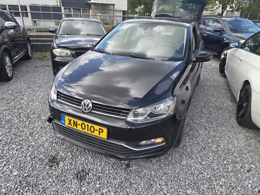 Volkswagen Polo 1.4 TDI 90PK 5D  2017 MOTOR SLAAT NIET AAN, Voorwielaandrijving, Stof, Zwart, 4 cilinders