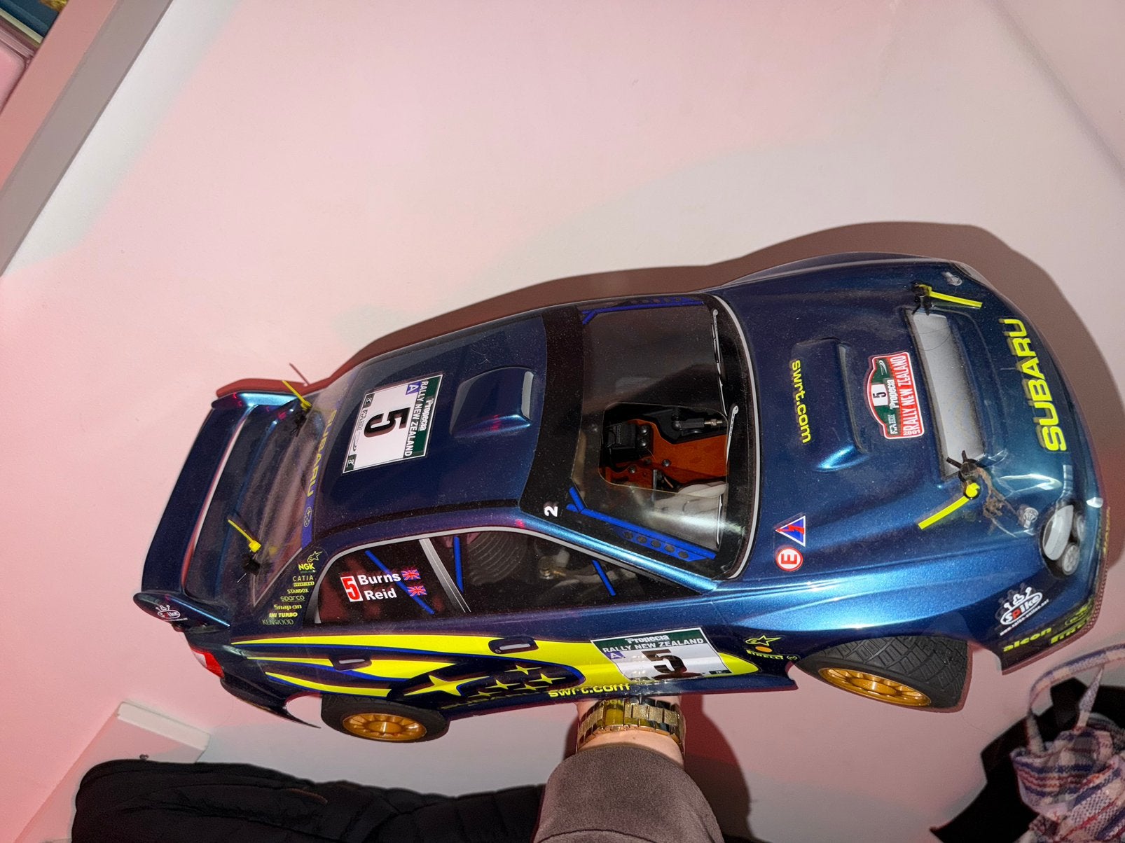 Subaru Imprez - HPI WR8 3.0 - 2001 WRC, Ophalen, Zo goed als nieuw, Overige schalen, Auto onroad