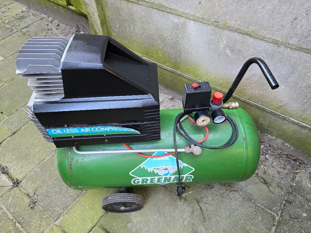 Te koop Greenair Compressor 50L, Ophalen, Gebruikt