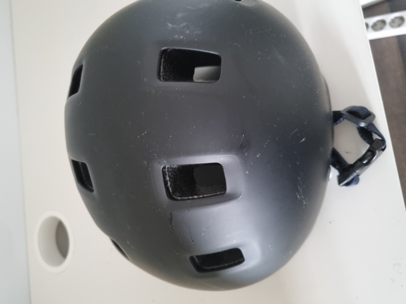 Oxelo MF500 Black Blue Helm - Maat M (55-59 cm), Gebruikt, M, Jongen of Meisje, Ophalen of Verzenden