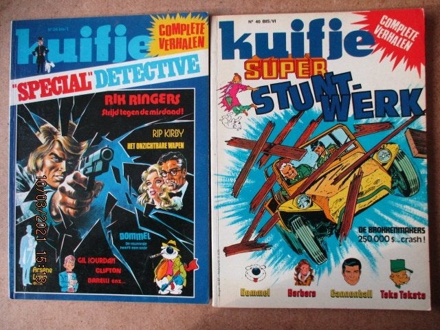 adv0348 kuifje special, Boeken, Meerdere stripboeken, Ophalen, Gelezen
