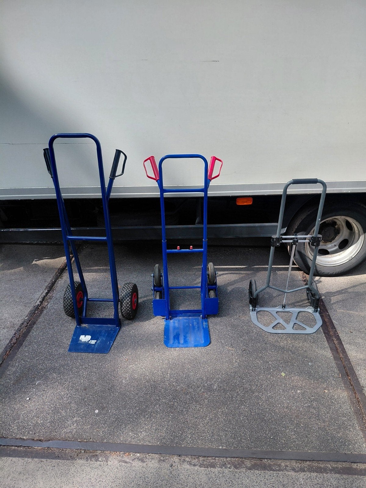 Steek wagen en trappen steekwagen, Ophalen, Zo goed als nieuw, Steekwagen