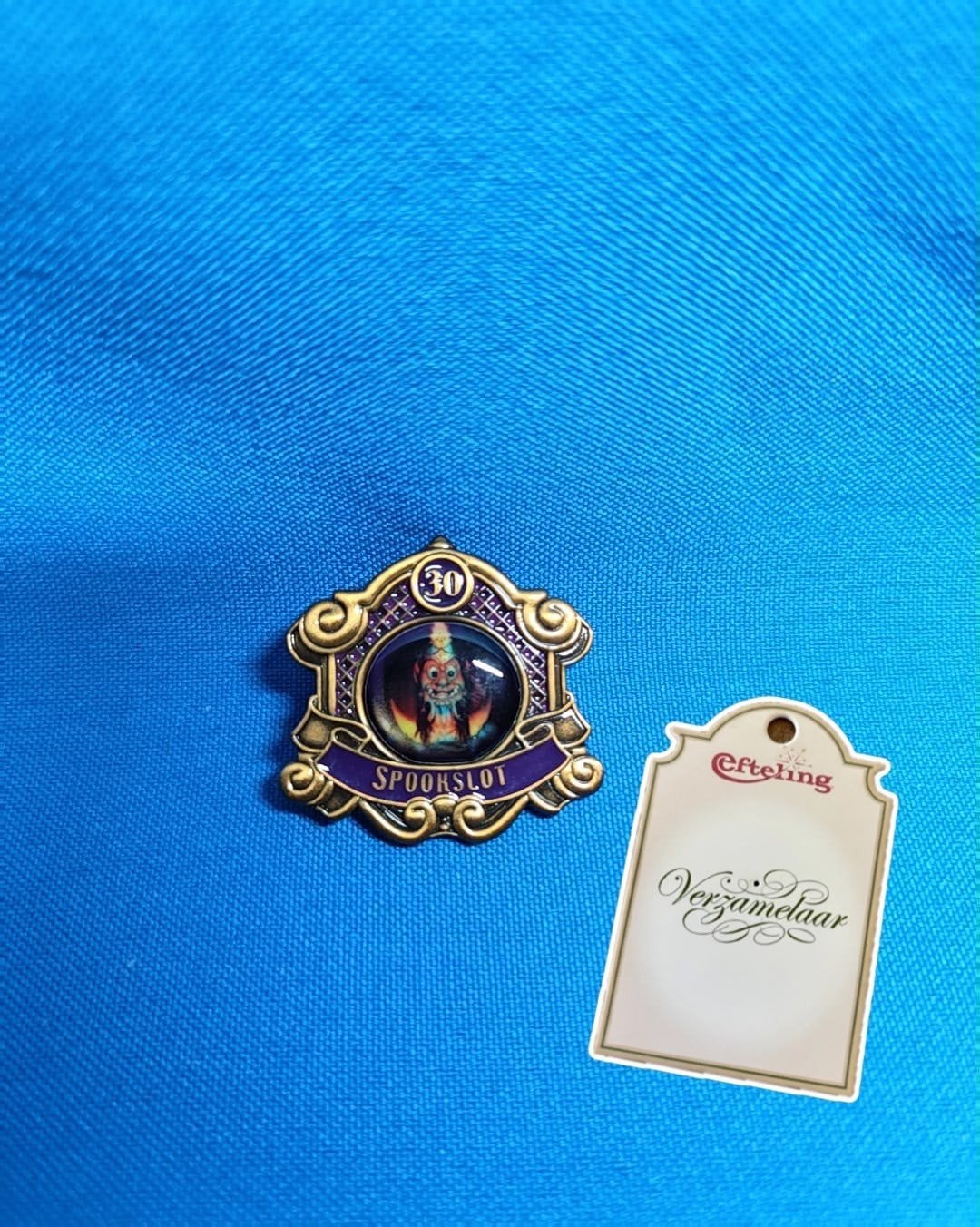 Efteling jubileum pin 30 jaar Spookslot, Ophalen of Verzenden, Nieuw, Button of Speldje
