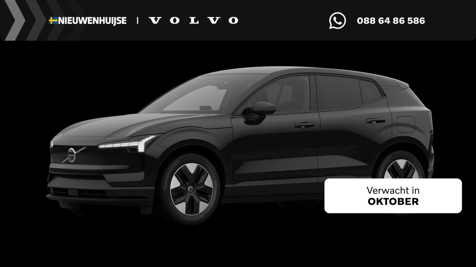Volvo EX30 P5 Long Range Plus Europa 69 kWh | Harman Kardon, Auto's, Automaat, Achterwielaandrijving, Zwart, Zwart