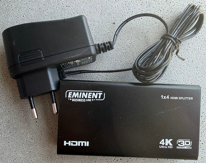 4K HDMI splitter - 1 naar 4 poorten, Ophalen, Gebruikt