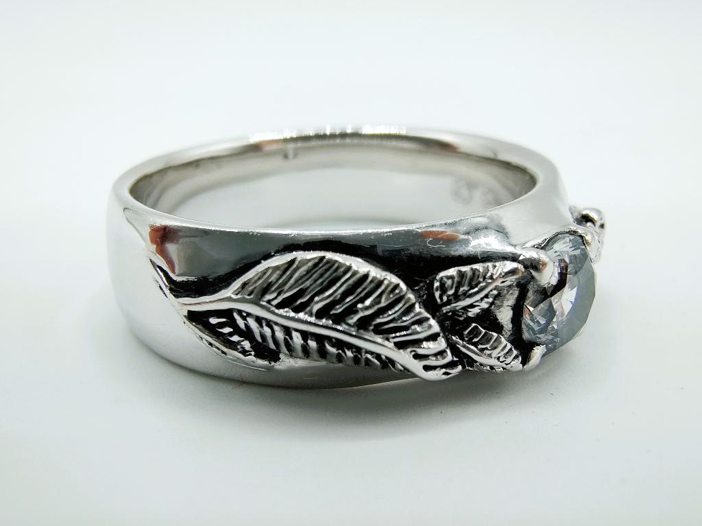 Zilveren ring van Galadriel, Nenya, 21.5 mm, Sieraden, Tassen en Uiterlijk, Gebruikt, Verzenden, Heer, Zilverwebsite.nl