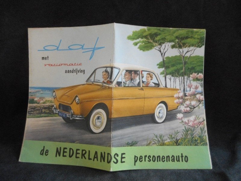 oude folder brochure DAF met Variomatic aandrijving, Ophalen of Verzenden, Zo goed als nieuw, Overige merken