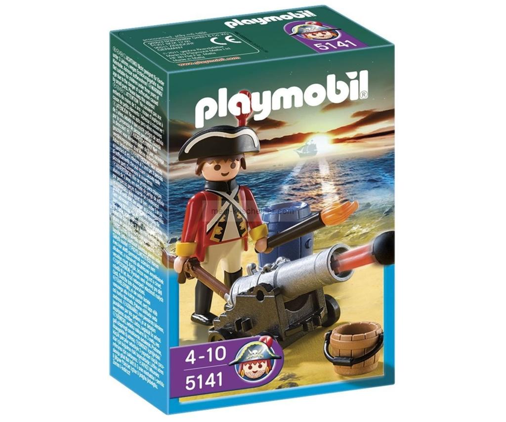 Playmobil 5141 soldaat met kanon, Ophalen of Verzenden, Zo goed als nieuw