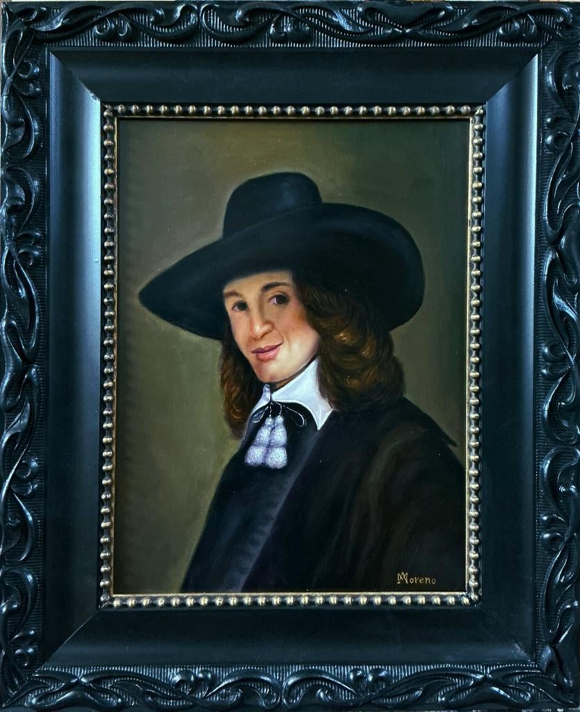Homage to  Johannes Vermeer 1632 - 1675 (zelfportret), Ophalen of Verzenden