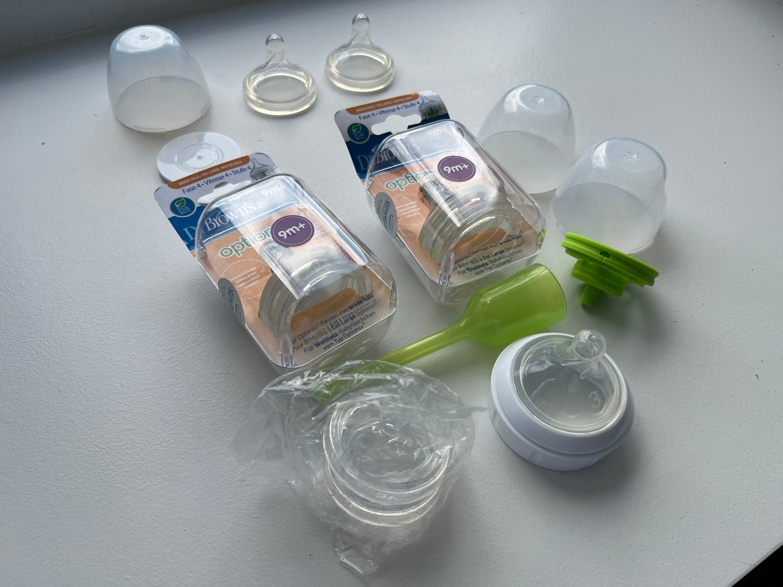 Dr. Brown's Options+ brede hals spenen (9m+), Ophalen of Verzenden, Nieuw, Speen, Dr. Brown's