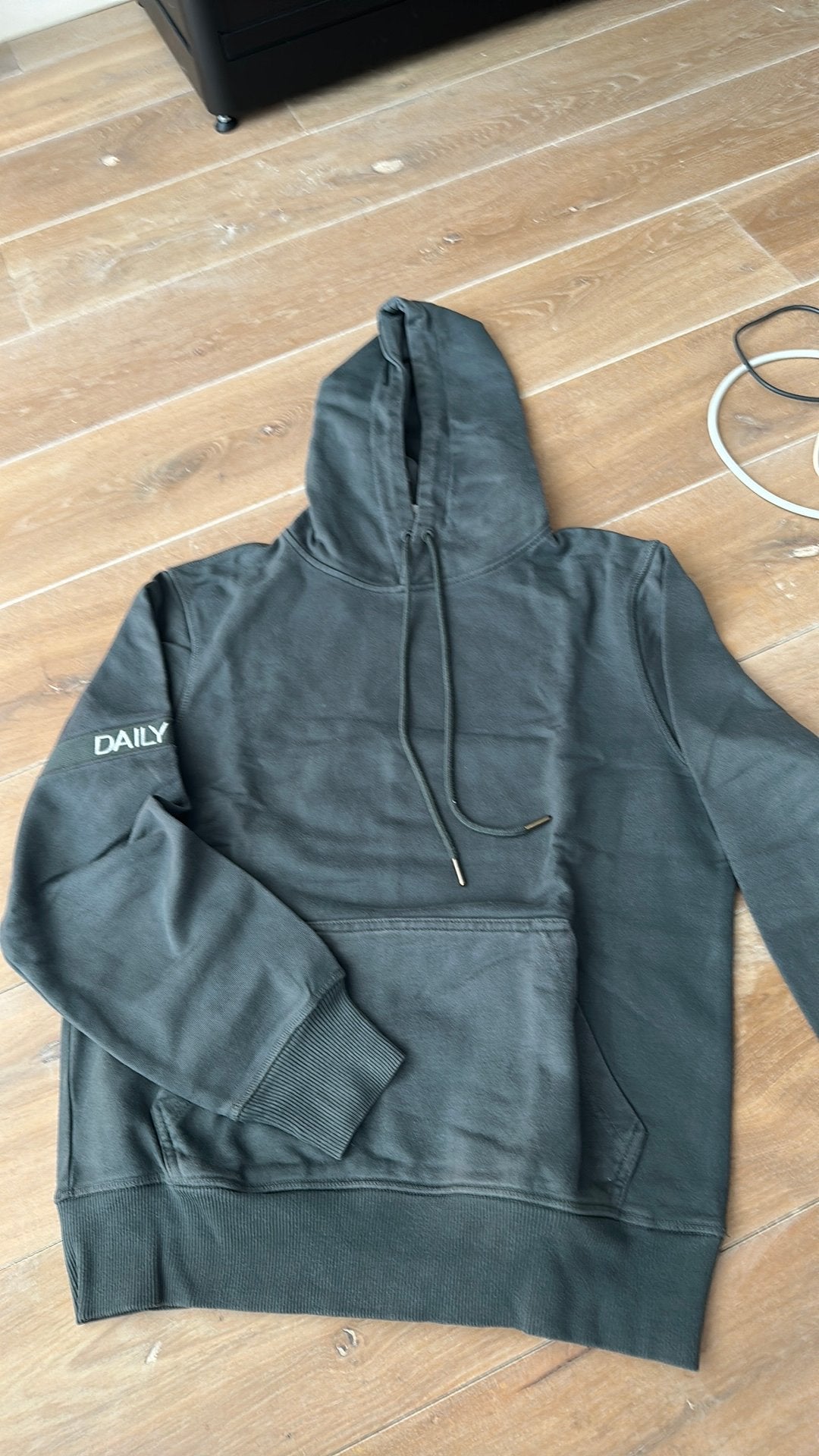 Grijze hoodie Daily Paper maat S, Kleding | Heren, Verzenden, Zo goed als nieuw, Maat 48/50 (M), Grijs