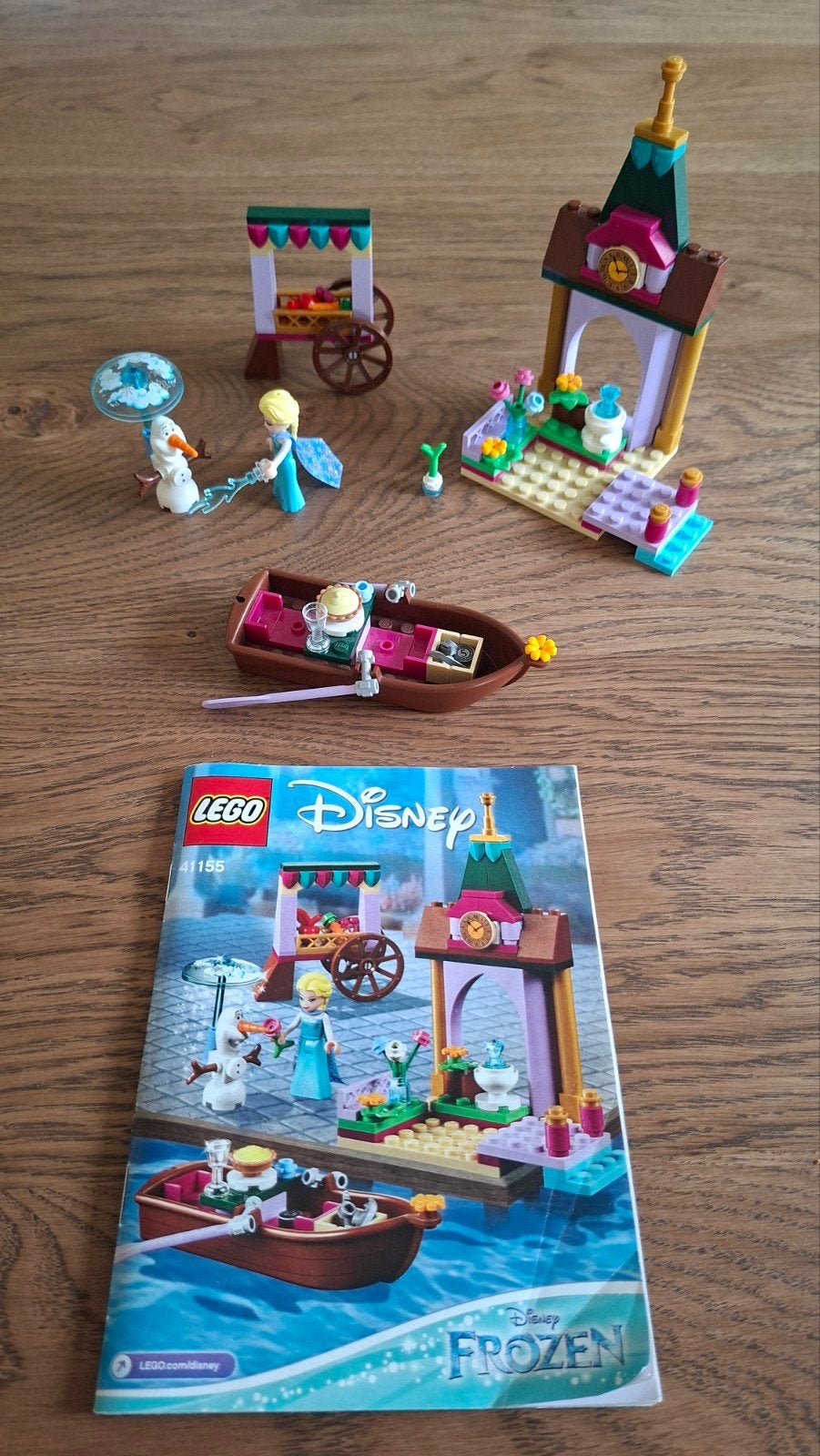 Lego Disney 41155 Frozen Elsa's Marktavontuur COMPLEET, Ophalen, Compleet, Lego, Zo goed als nieuw
