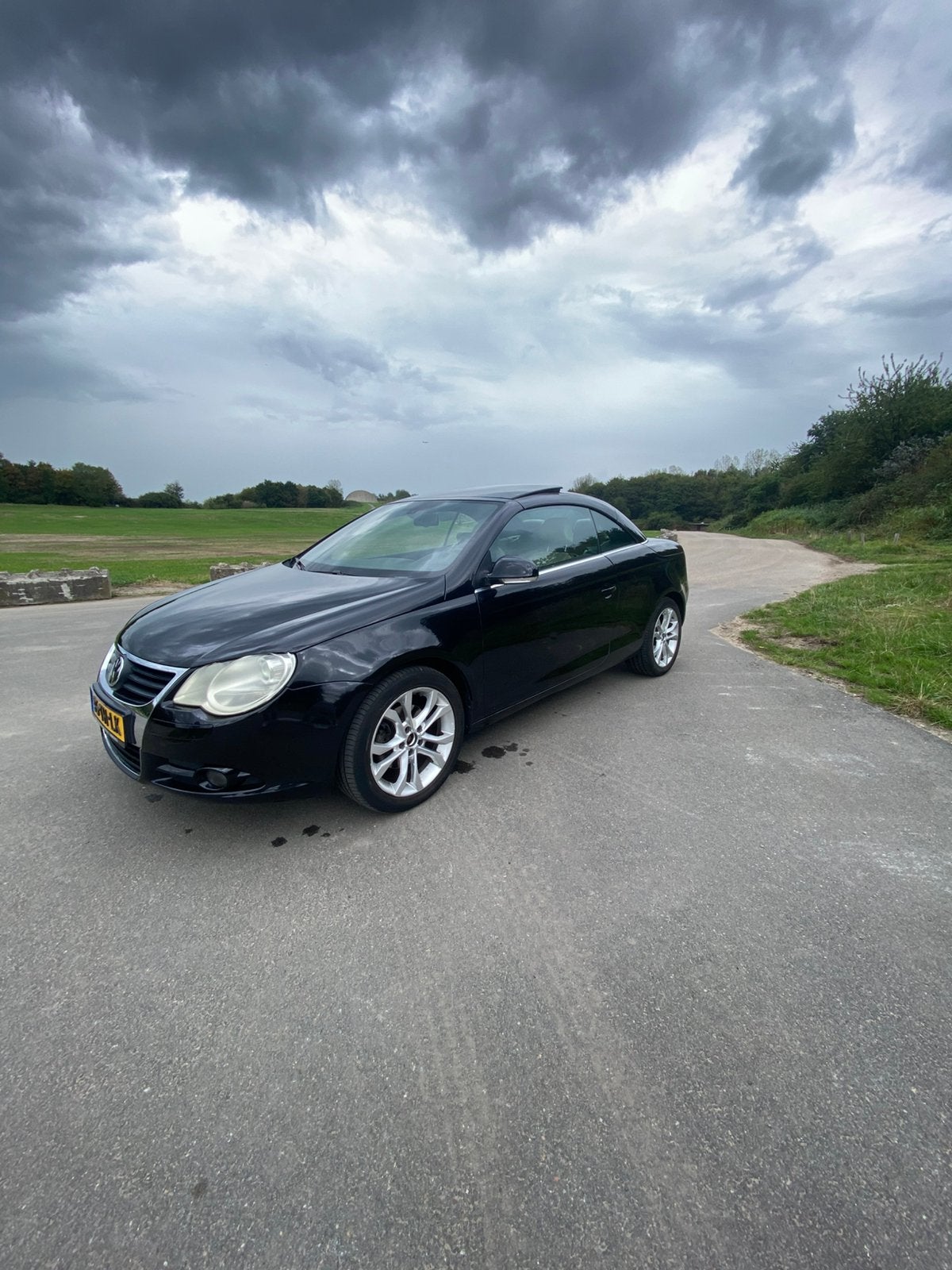 Volkswagen Eos, Auto's, Voorwielaandrijving, 4 cilinders, 4 stoelen, Zwart
