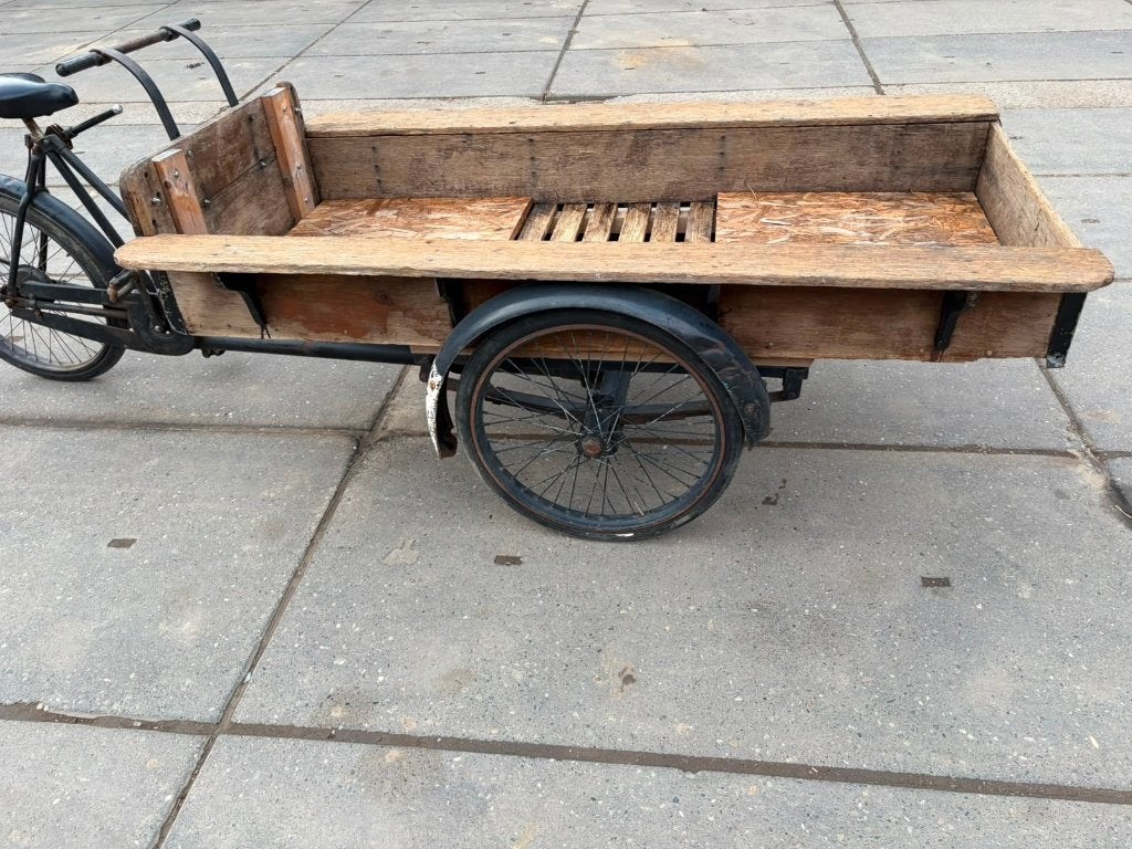 Authentieke bakfiets, Gebruikt, Goederen, Trommelrem, Ophalen