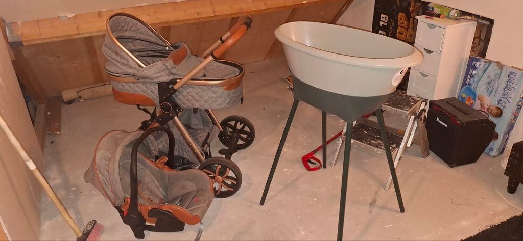 Complete Babyuitzet: Kinderwagen, Maxicosi, Badje & Stoel, Ophalen, Zo goed als nieuw, Overige merken