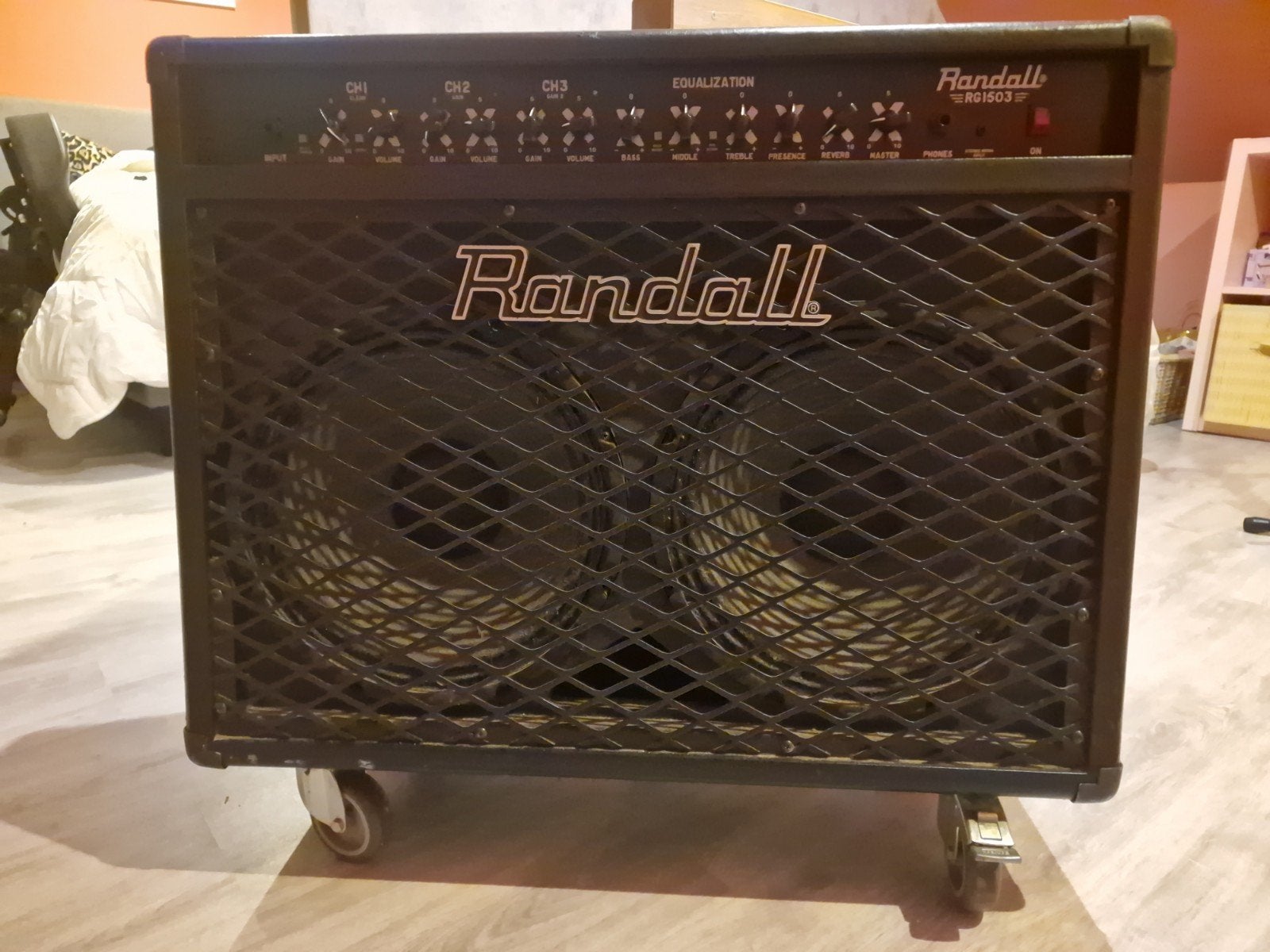 Randall RG1503-212 Gitaarcombo (150W, 2x12) + Footswitch, Ophalen, Gebruikt, Gitaar, 100 watt of meer