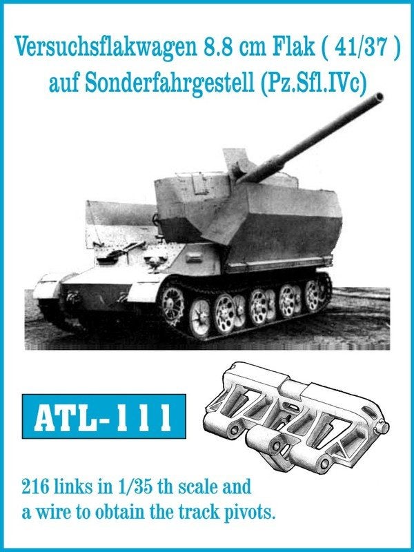 H-724,FRIUL MODEL 1-35,NO,ATL-111,Versuchsflakwagen 8.8 cm F, Overige merken, 1:32 tot 1:50, Overige typen, Nieuw