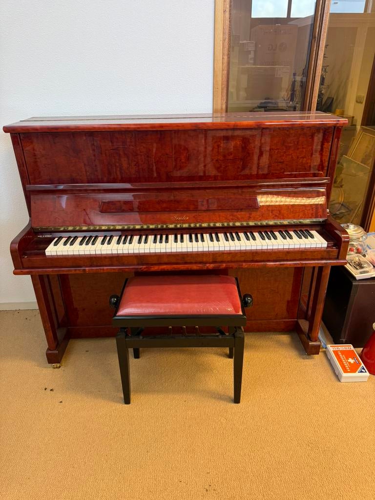 Schitterende Irmler Piano – Nieuw (Wortelnoten/Mahonie), Ophalen of Verzenden, Zo goed als nieuw, Zwart, Hoogglans