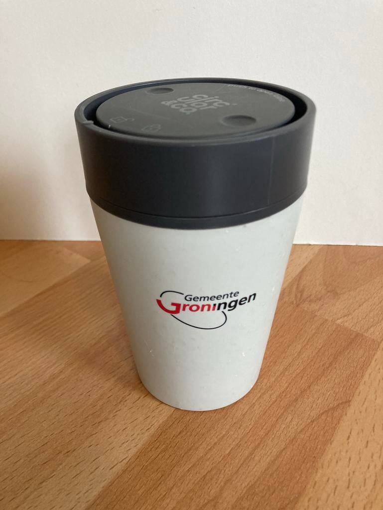 Koffie to go / reisbeker /thermos Circular, Groningen, Ophalen of Verzenden, Zo goed als nieuw, Beker of Kan