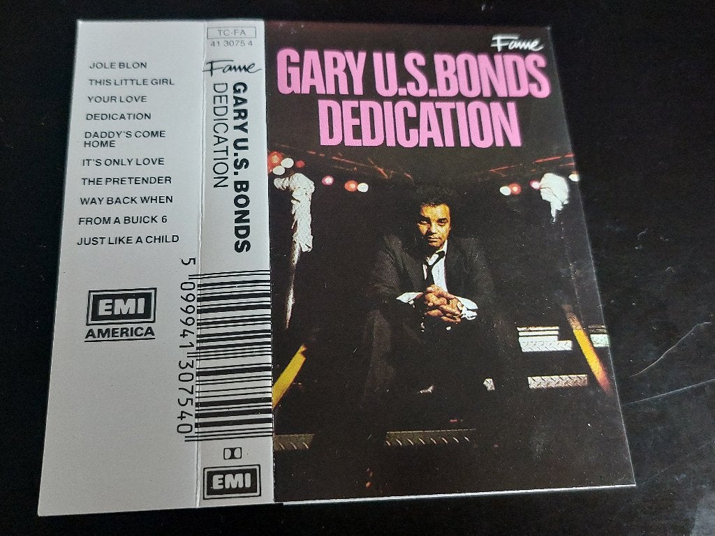 GARY U.S. BONDS - DEDICATION (MC), 1 bandje, Ophalen of Verzenden, Zo goed als nieuw, Origineel