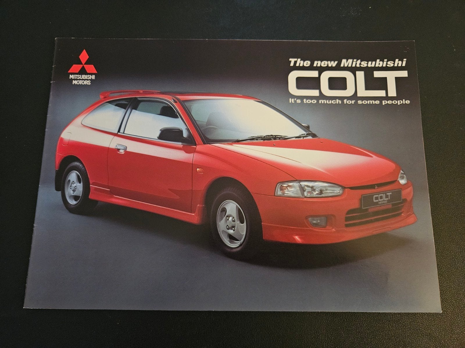 Brochure Mitsubishi Colt 1996 UK, Boeken, Ophalen of Verzenden, Zo goed als nieuw, Mitsubishi
